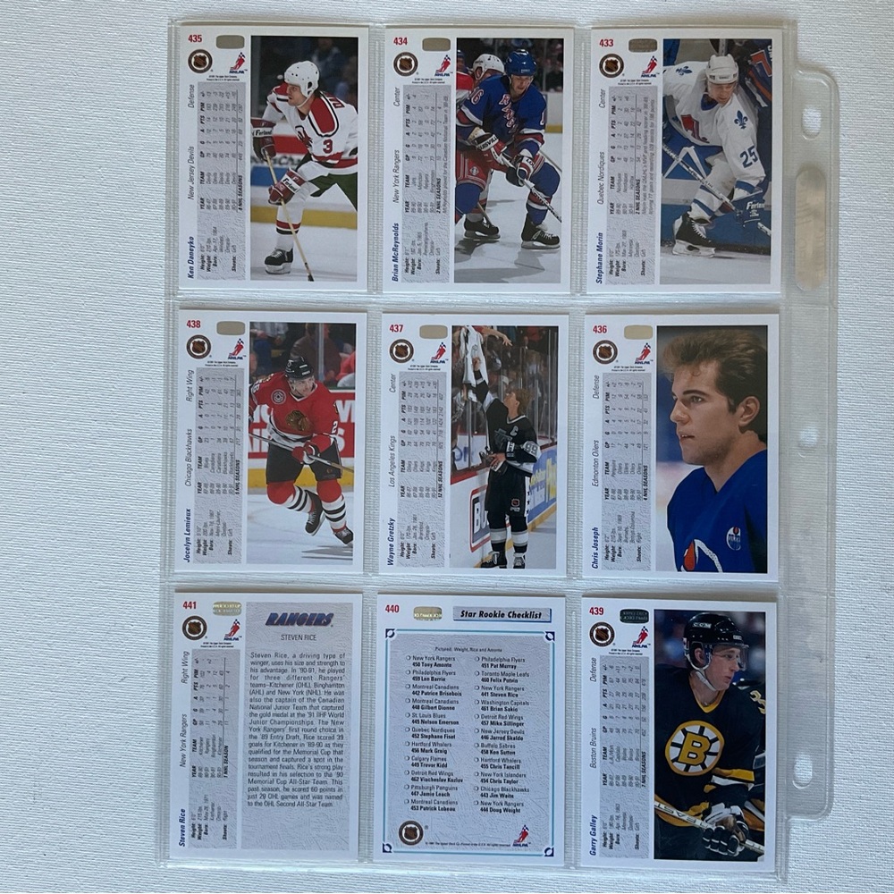 🦉1991 Upper Deck Lo series complete set. 1-500 - Picture 3 of 12